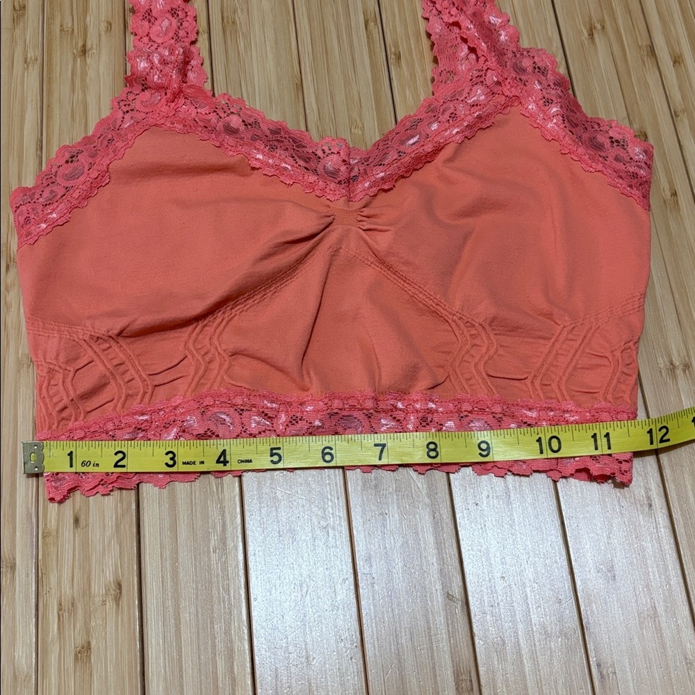 Bralette. One size. Coral color. NWT. - Picture 7 of 9